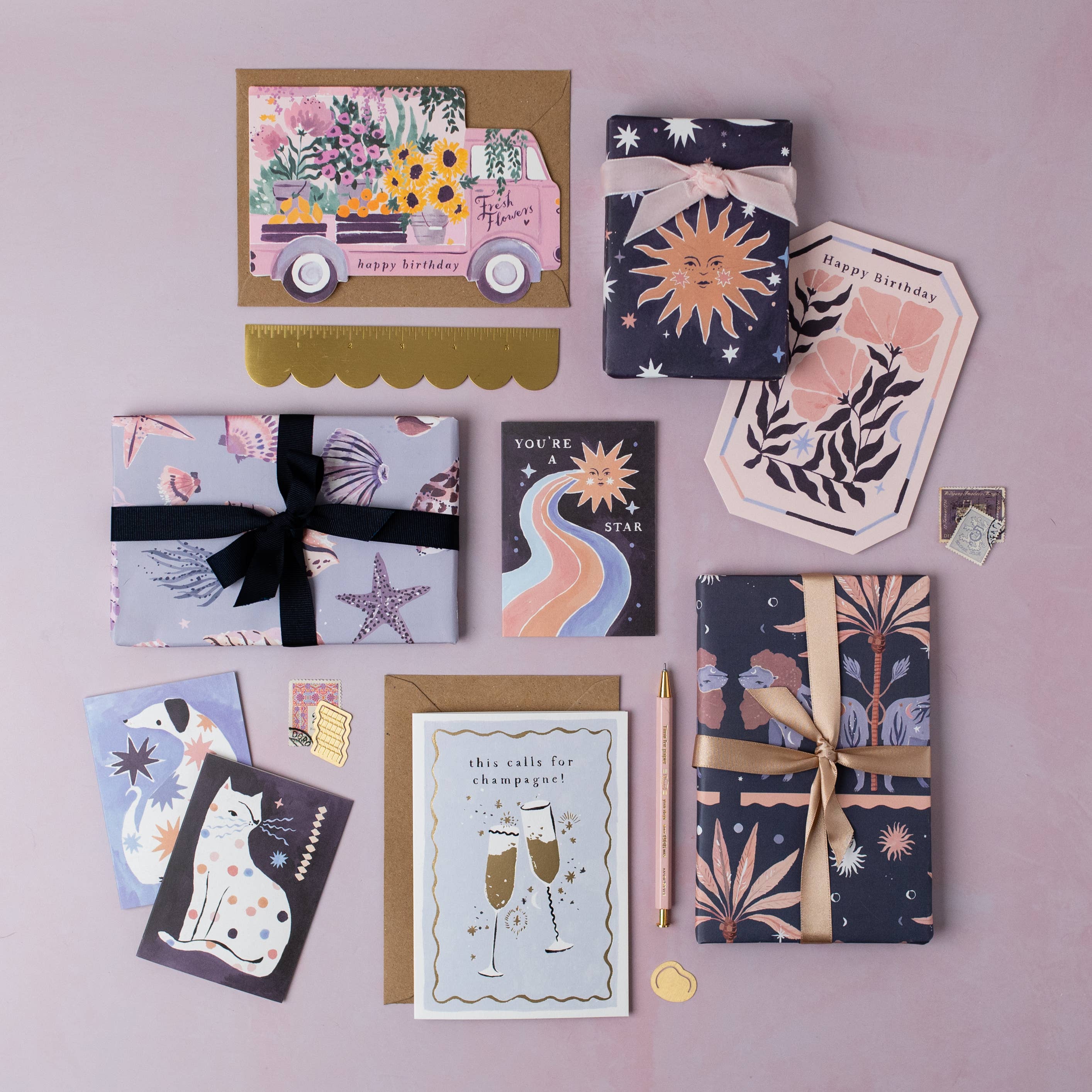 Sister Paper Co. - This Calls For Champagne Card