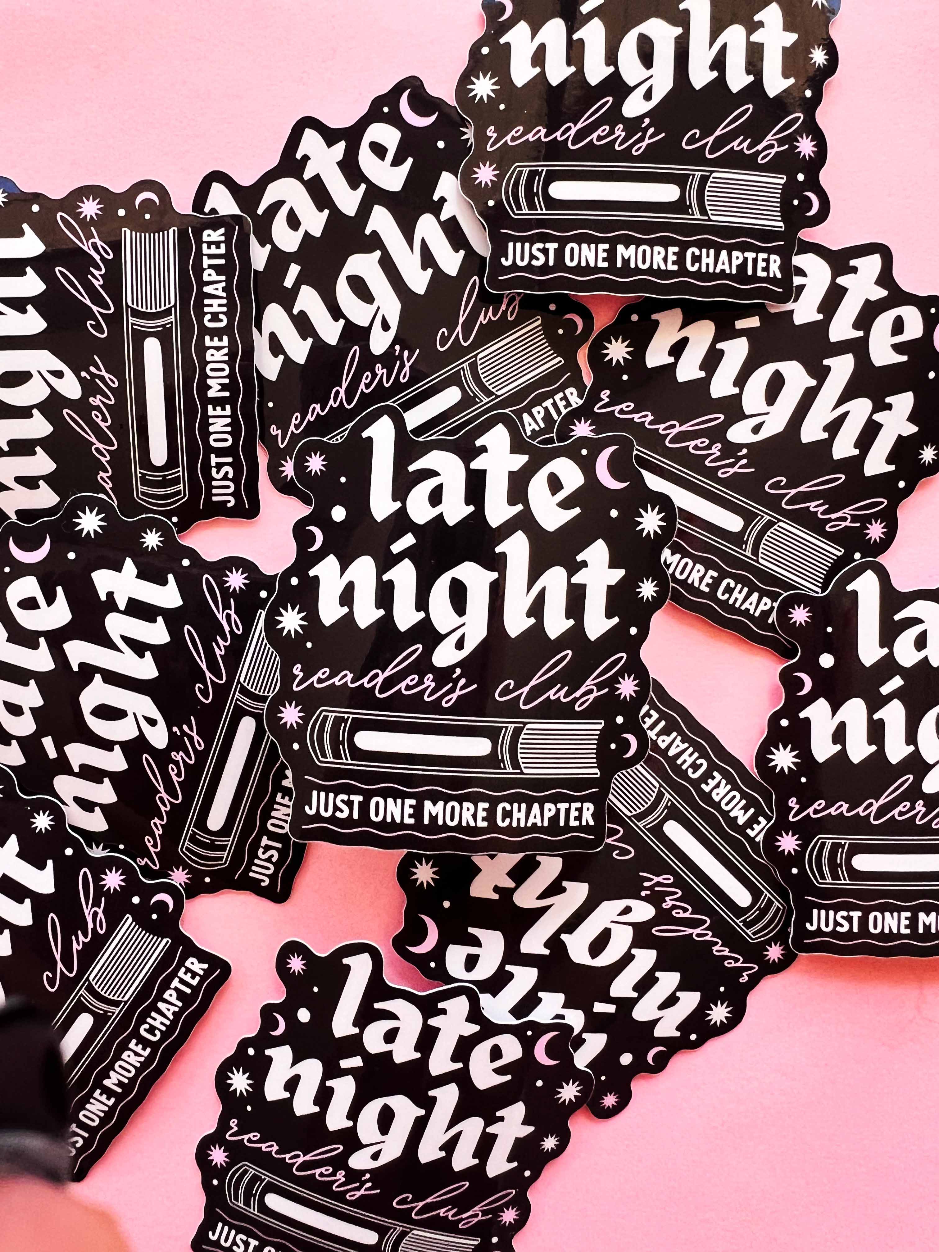Jollie Ollie Designs - Late Night Readers Sticker