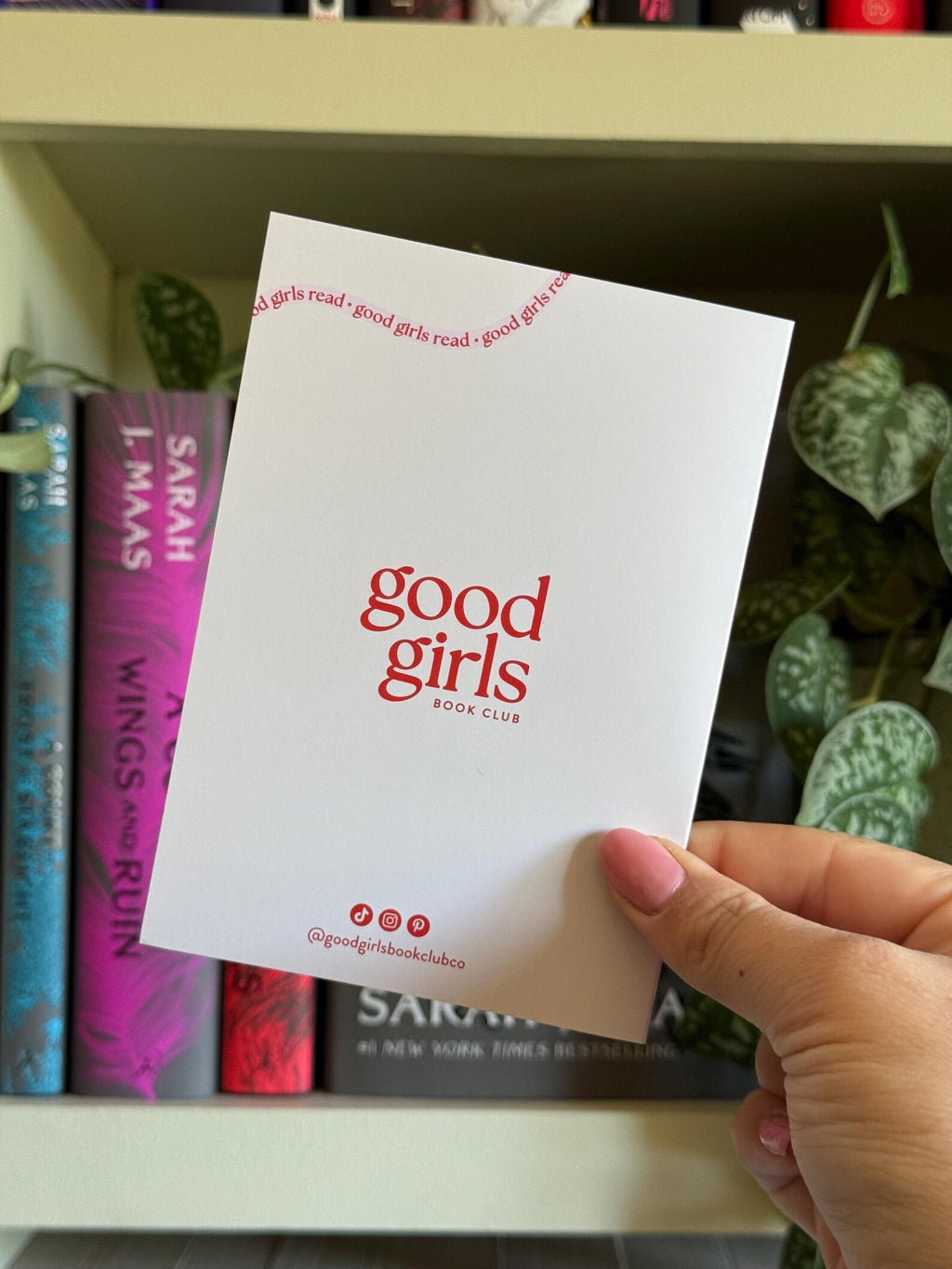 Good Girls Book Club - Throne of Glass Bitch Queen Greeting Gard