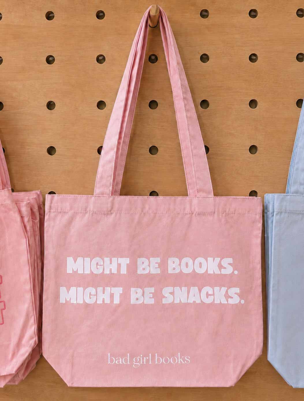 Books and Snacks Tote Bag