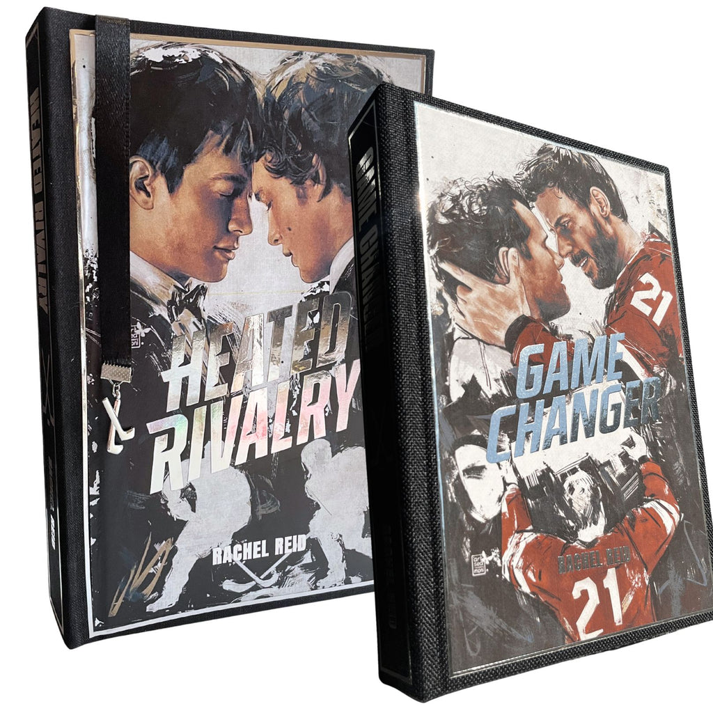 BUNDLE - TWO BOOKS Heated Rivalry & Game Changer handmade re-binded special edition books (DELIVERY NOVEMBER 2026)