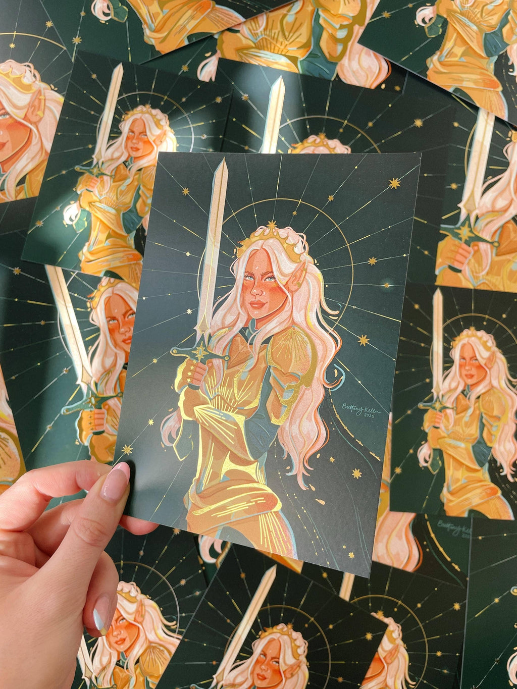 Aelin Gold Foil Print