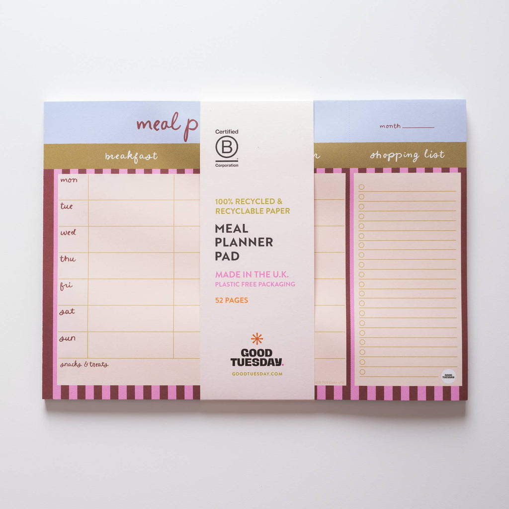 Good Tuesday - A4 Weekly Meal Planner Pad