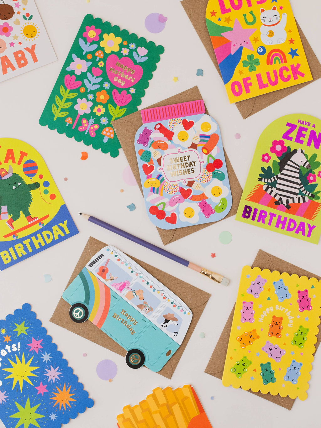 Dog Camper Van Birthday Card | Fun Kids Birthday Card