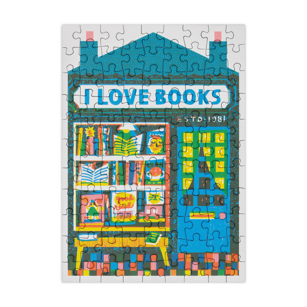 Happily Puzzles - Book Shop Mini Jigsaw Puzzle
