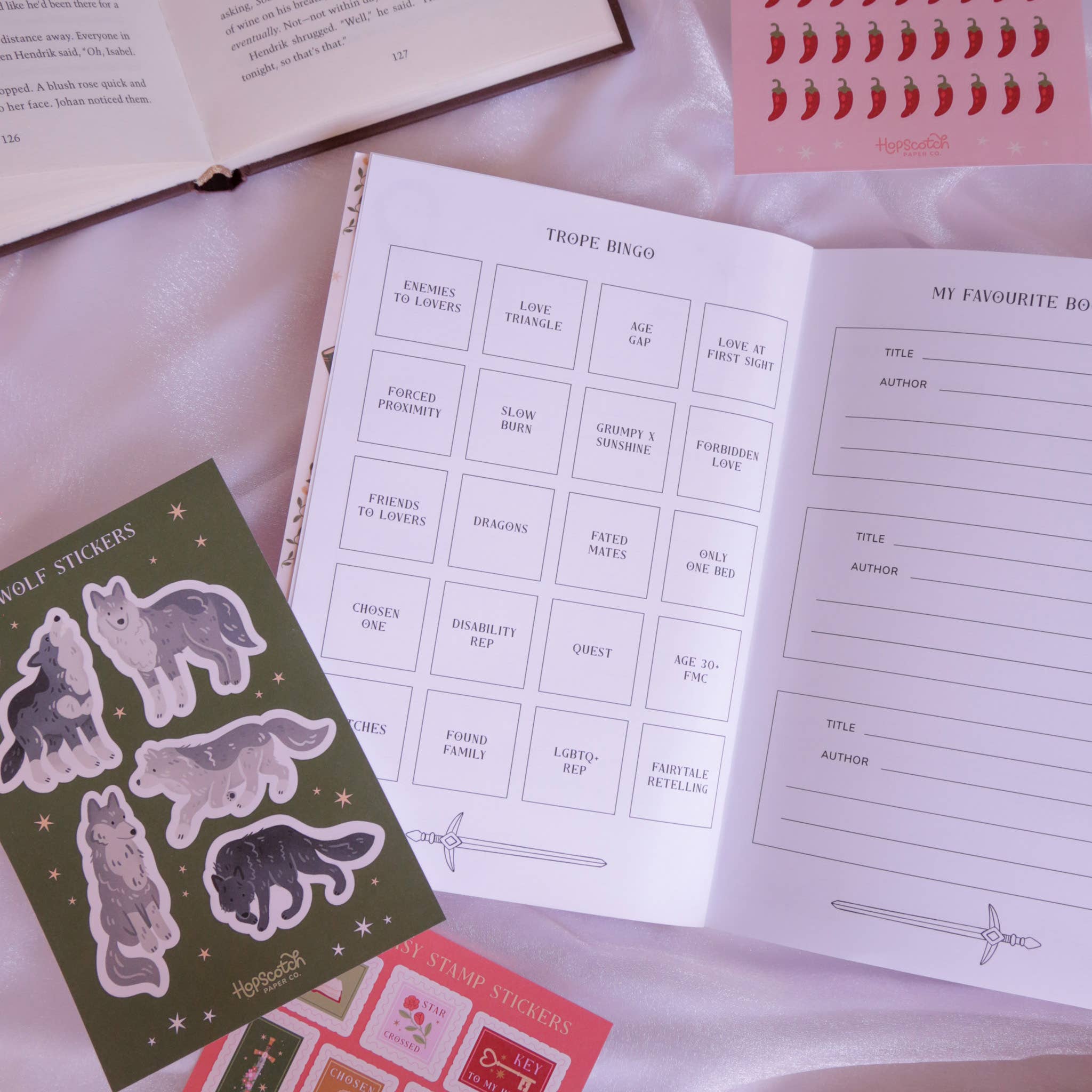 Hopscotch Paper Co. - 50 Page Romantasy Reading Journal