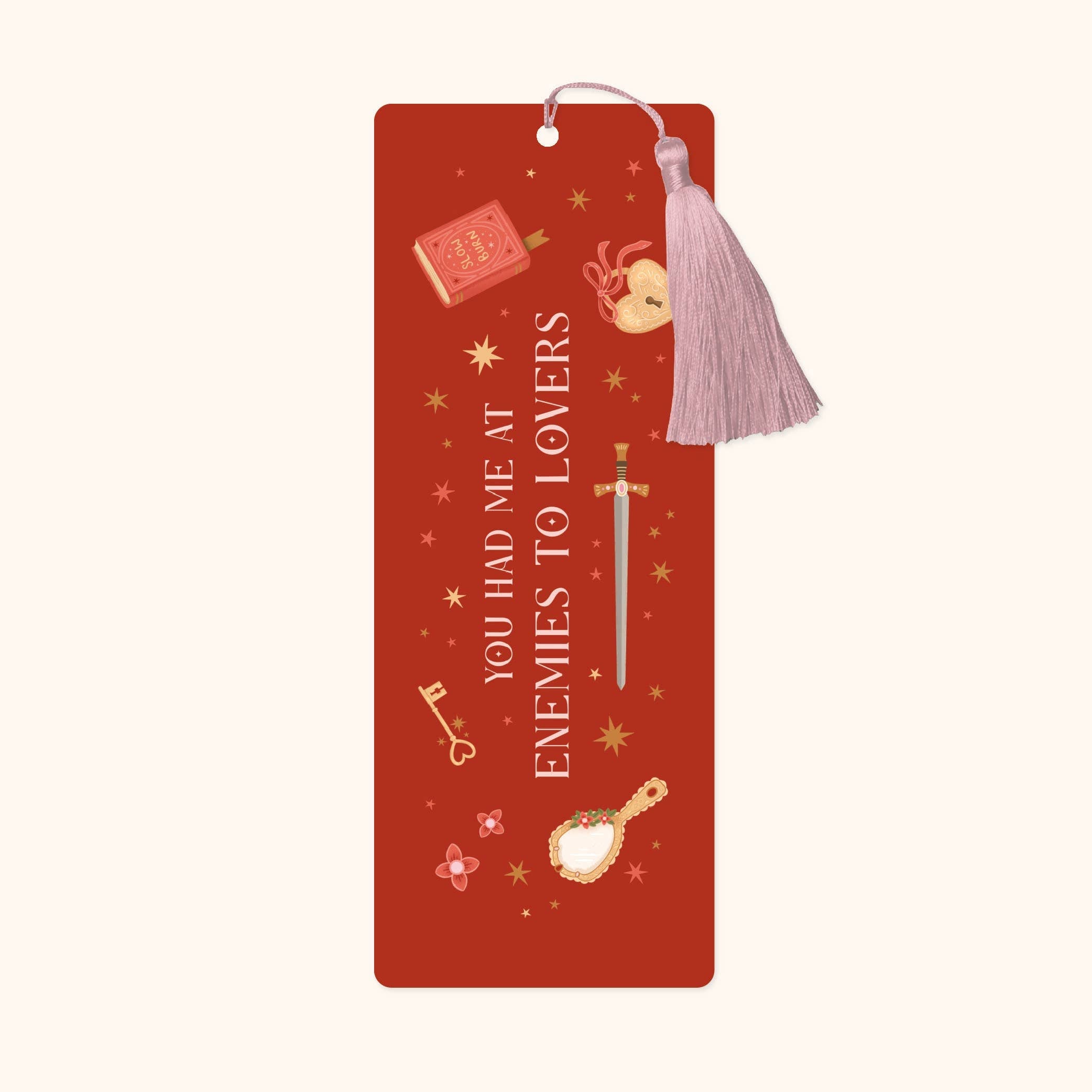 Hopscotch Paper Co. - Enemies To Lovers Bookmark