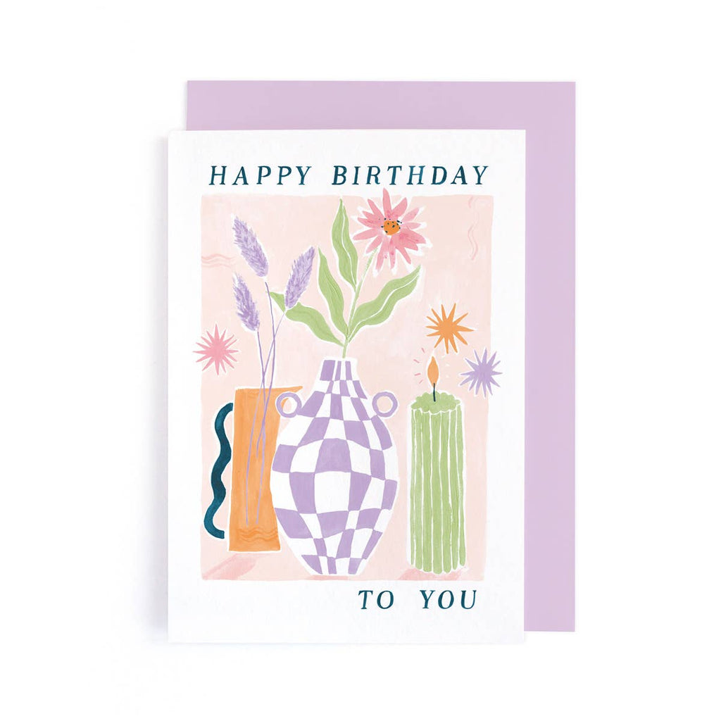 Sister Paper Co. - Flower Vase Birthday Card