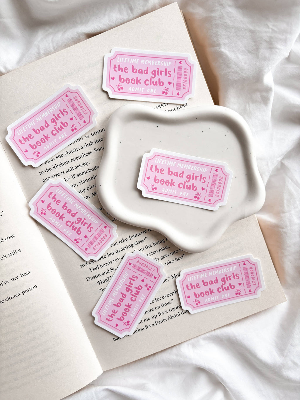 Bad Girls Book Club Ticket Sticker
