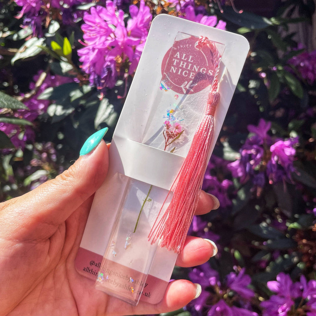 All Things Nice by Ashley - Resin Botanical Bookmark