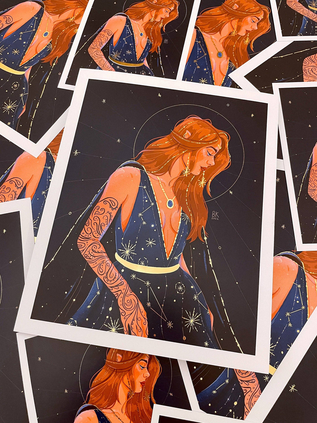 Feyre Gold Foil Print
