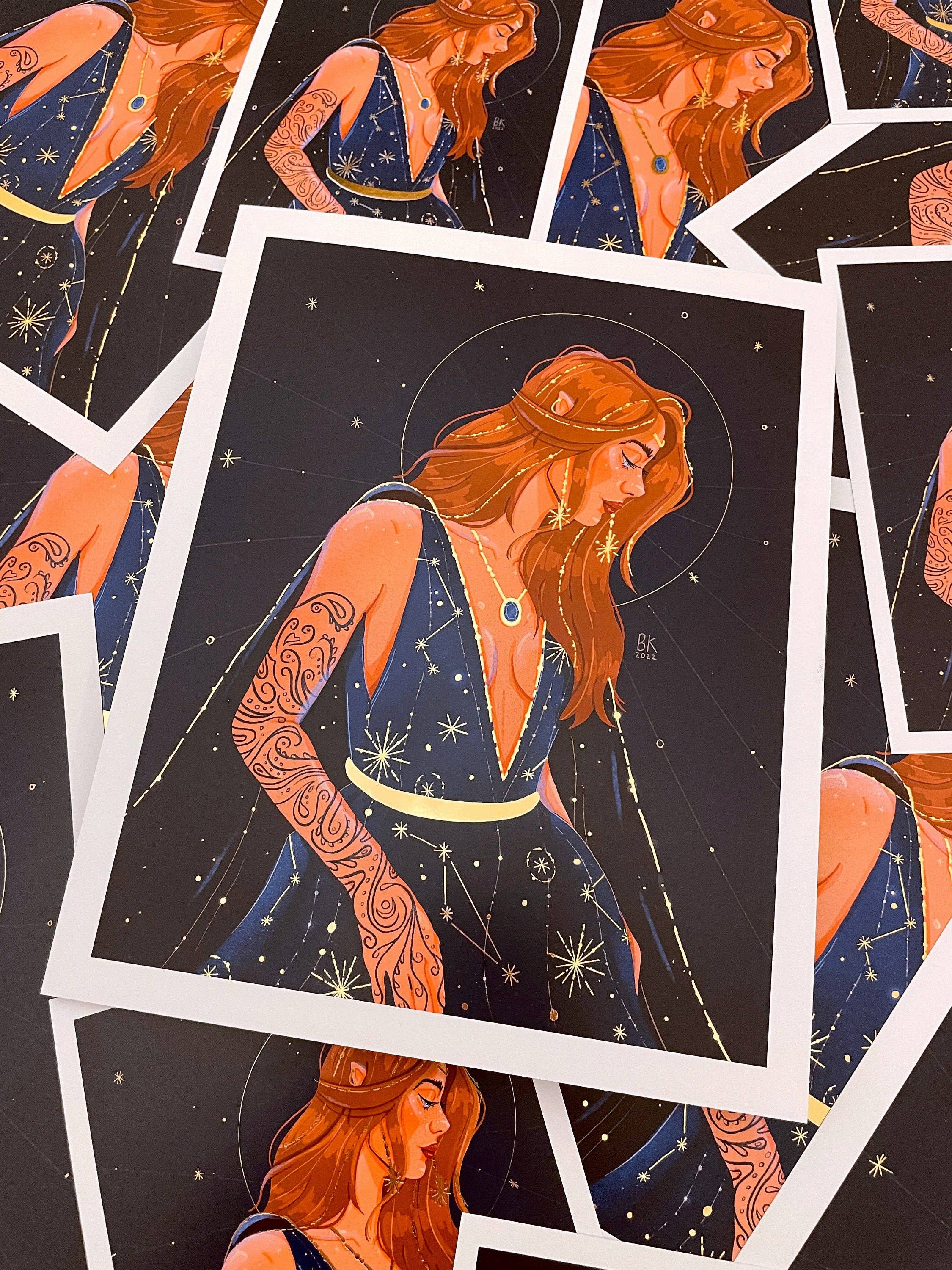 Feyre Gold Foil Print