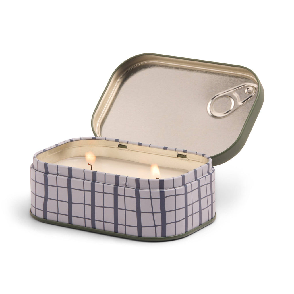 Paddywax Bistro 4.5oz/127g Olive Printed Tin Candle - Fig  Olive