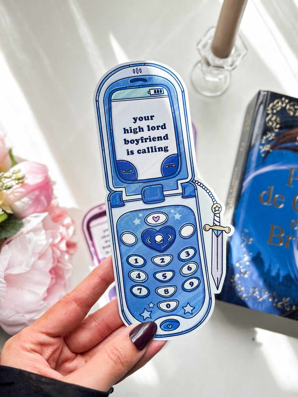 Romantasy bookmark bookish merch gift for book lover