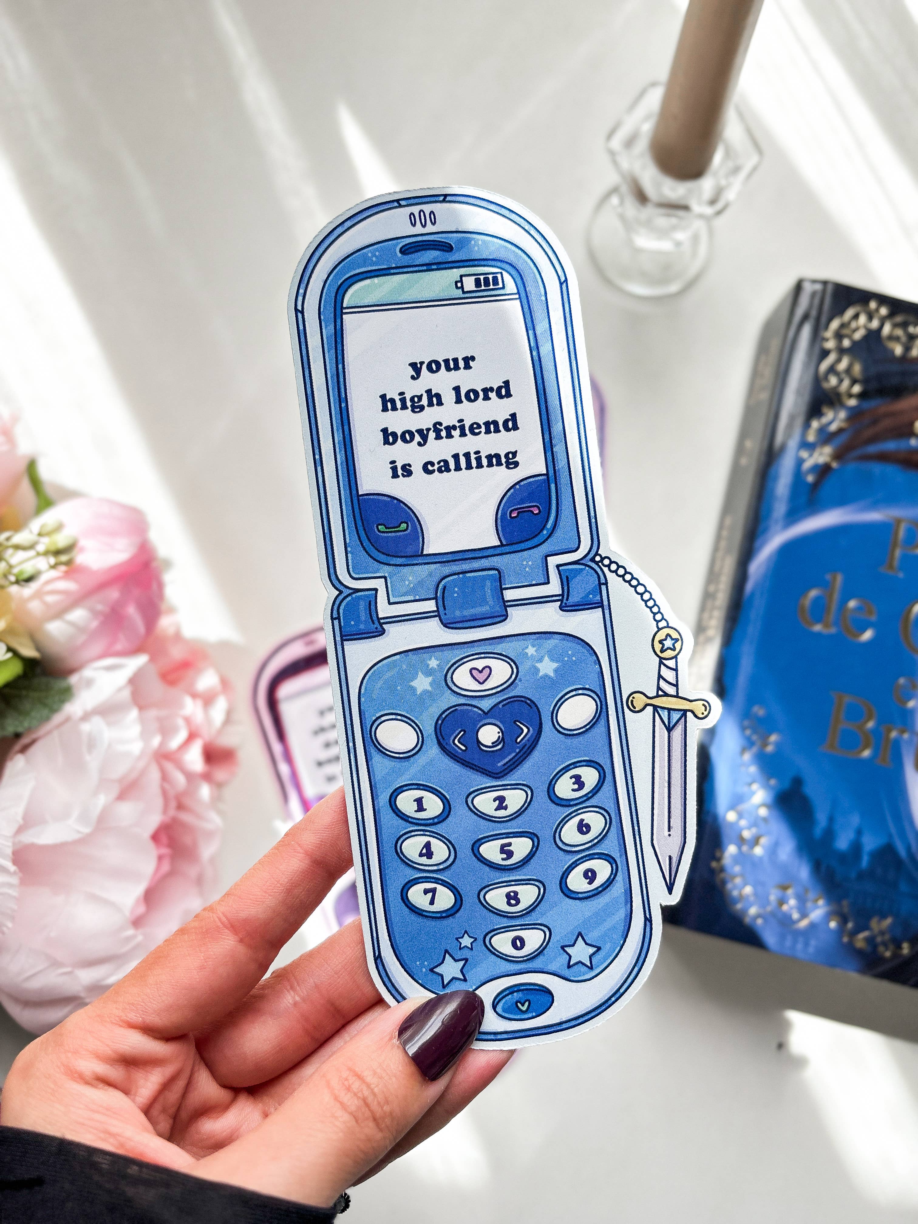 Romantasy bookmark bookish merch gift for book lover
