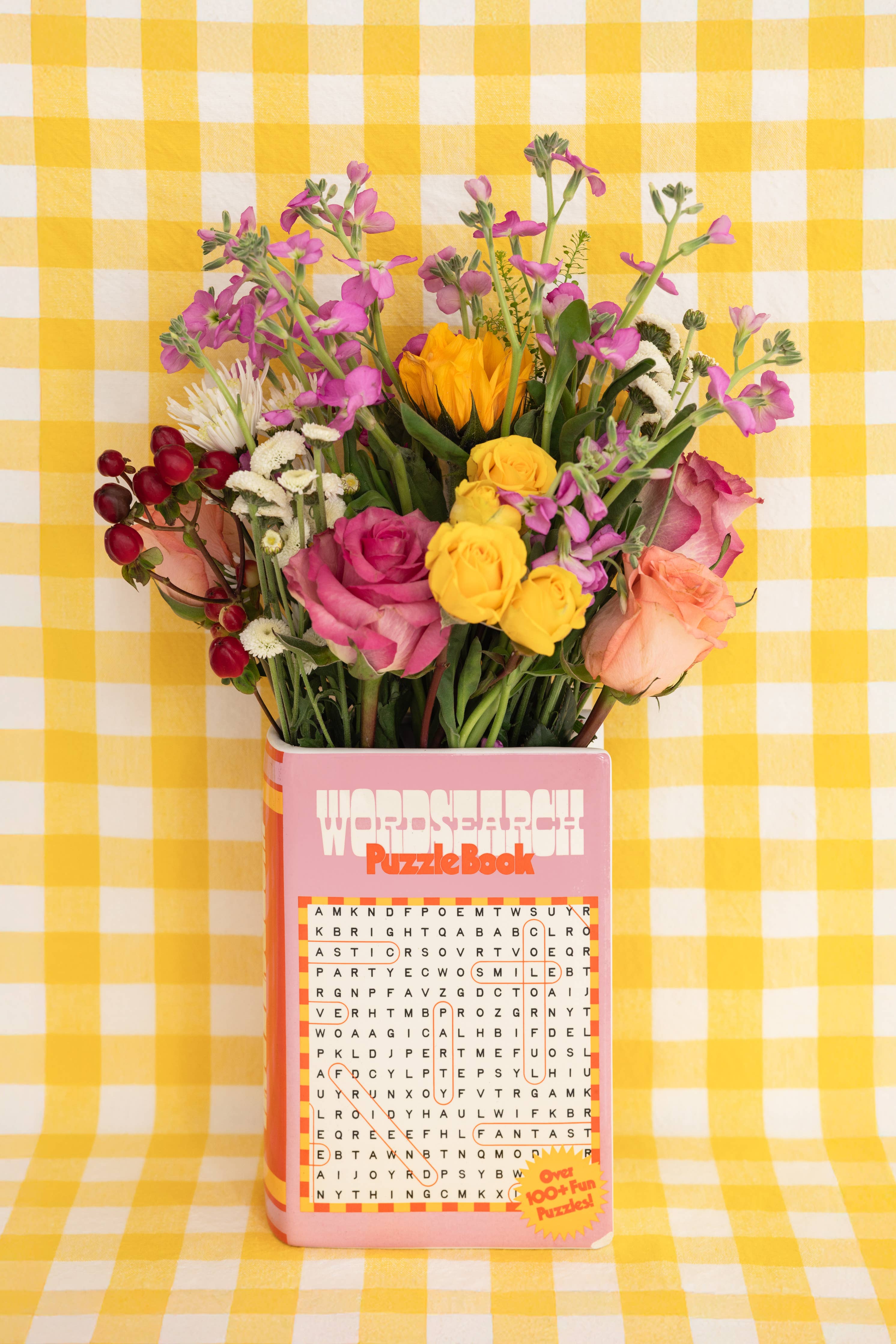 Book Vase, Word Search