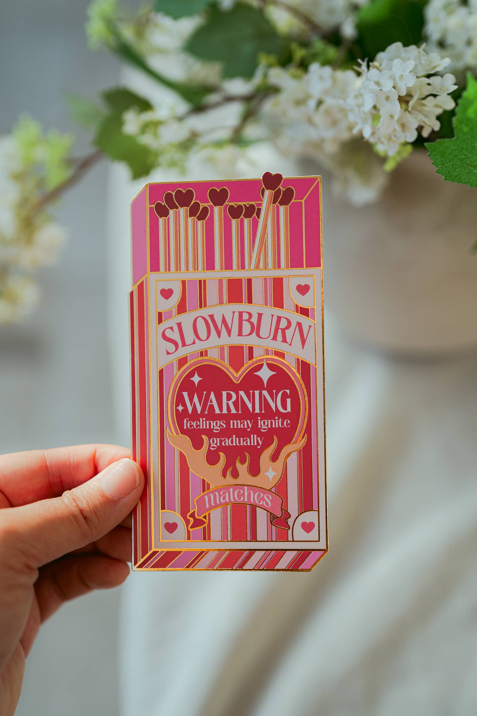 The Bookish Atelier - Slow Burn Matchbox Bookmark