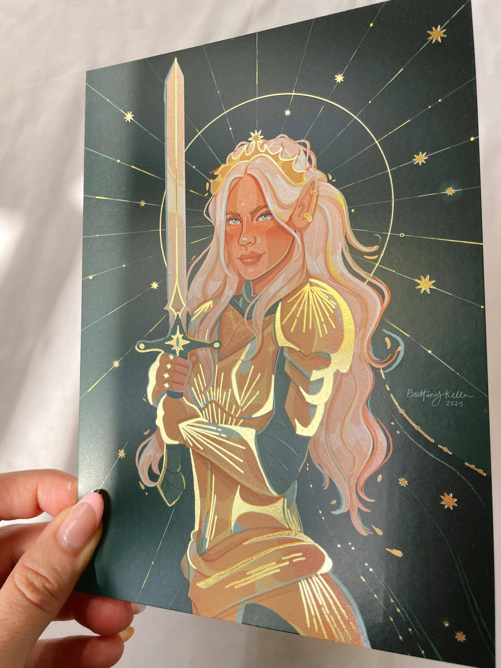 Aelin Gold Foil Print