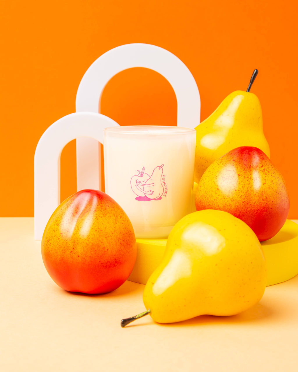 Milk Jar Candle Company - Pear & Nectarine Soy Candle