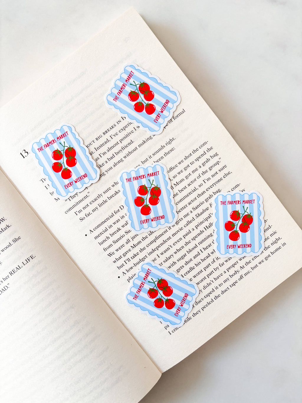Fleurs on Sunday - Farmers Market Tomatoes Sticker