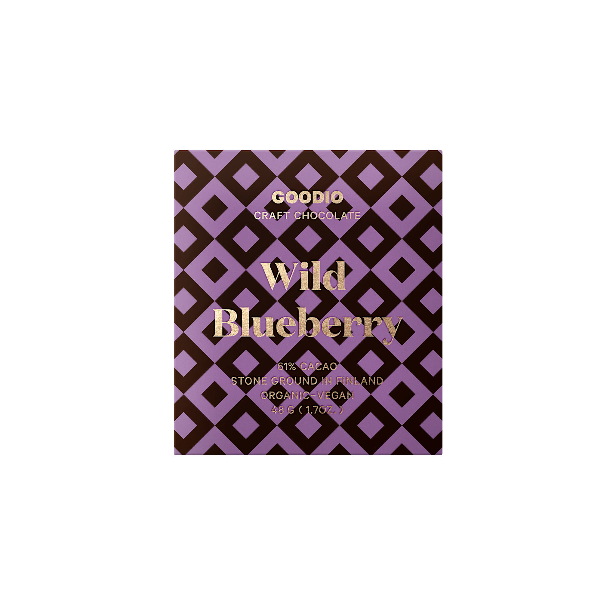 Goodio Chocolate - Wild Blueberry Chocolate 61%