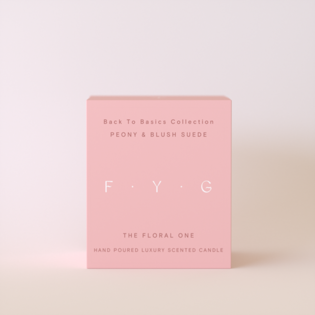 Peony & Blush Suede Candle