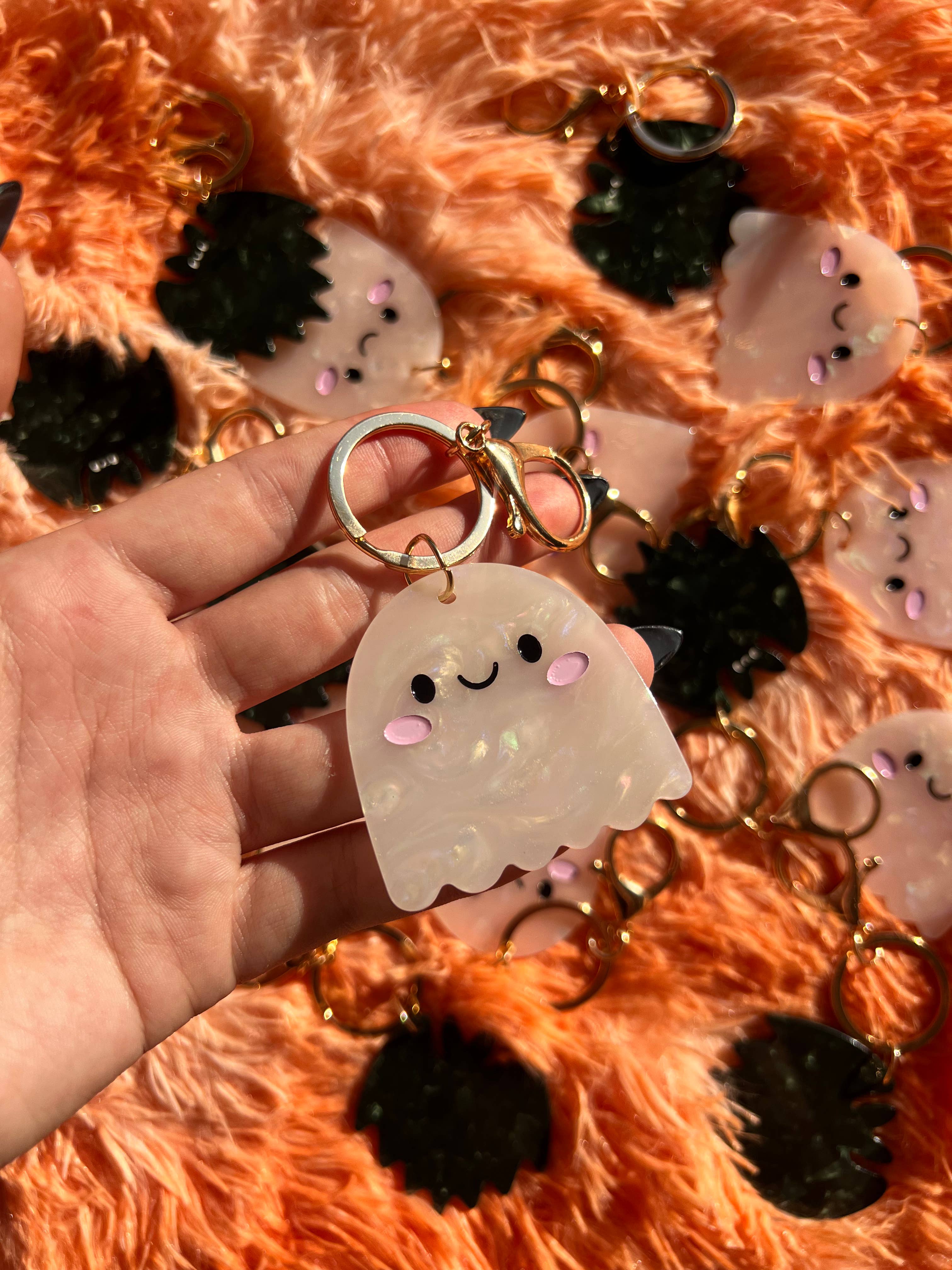 Ghostie Acrylic Keychain