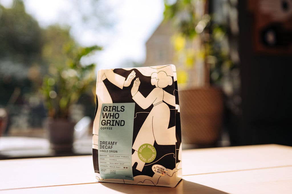 Decaf Coffee Beans, Dreamy Decaf, Racafe Crecer, Colombia.