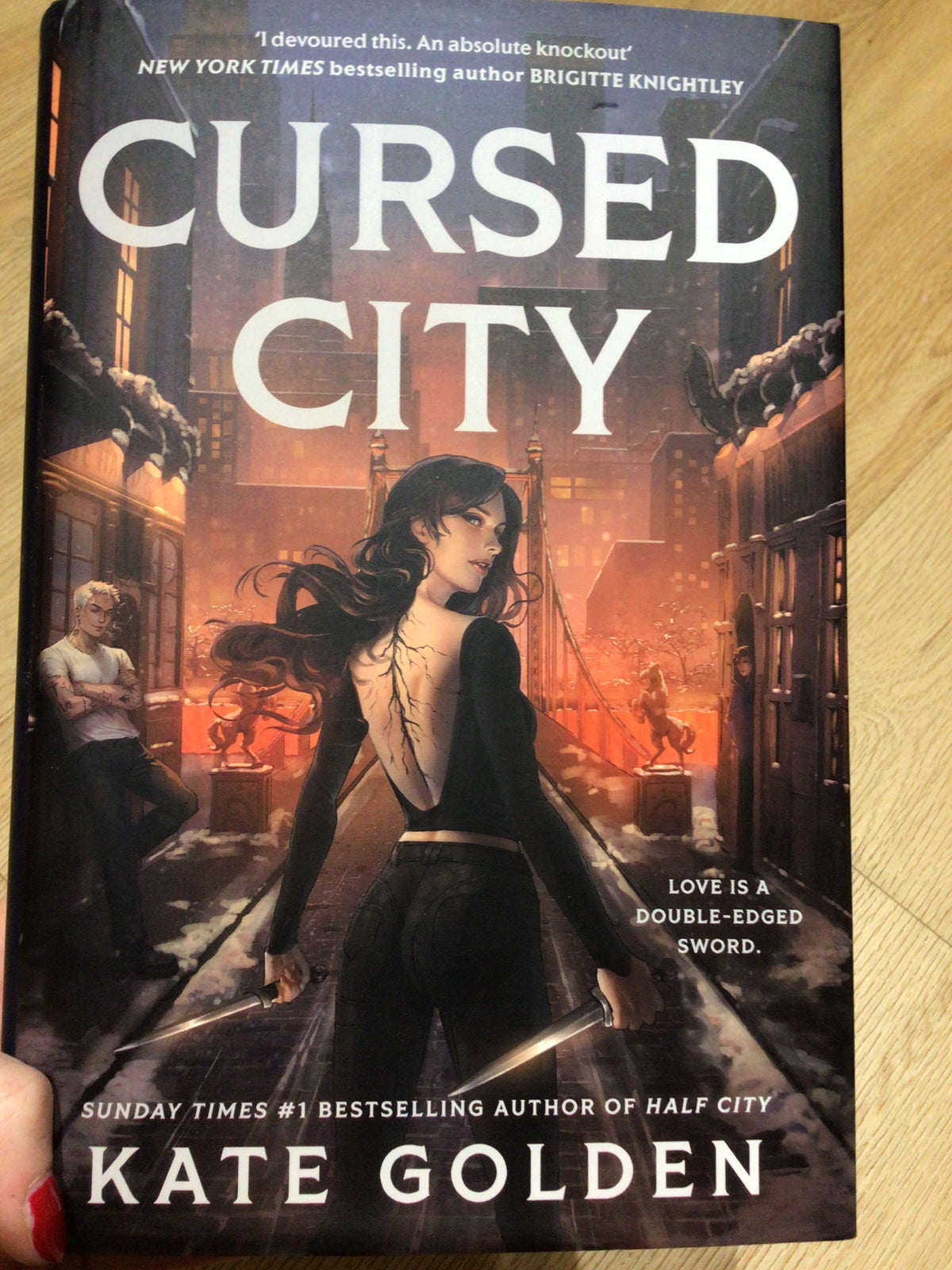 Cursed City by Kate Golden (UK hardcover)