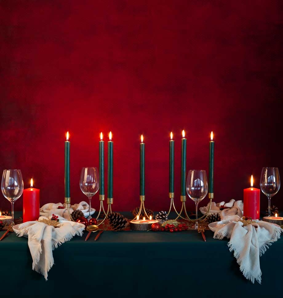 Shearer Candles - Green 8 inch Dinner Candles