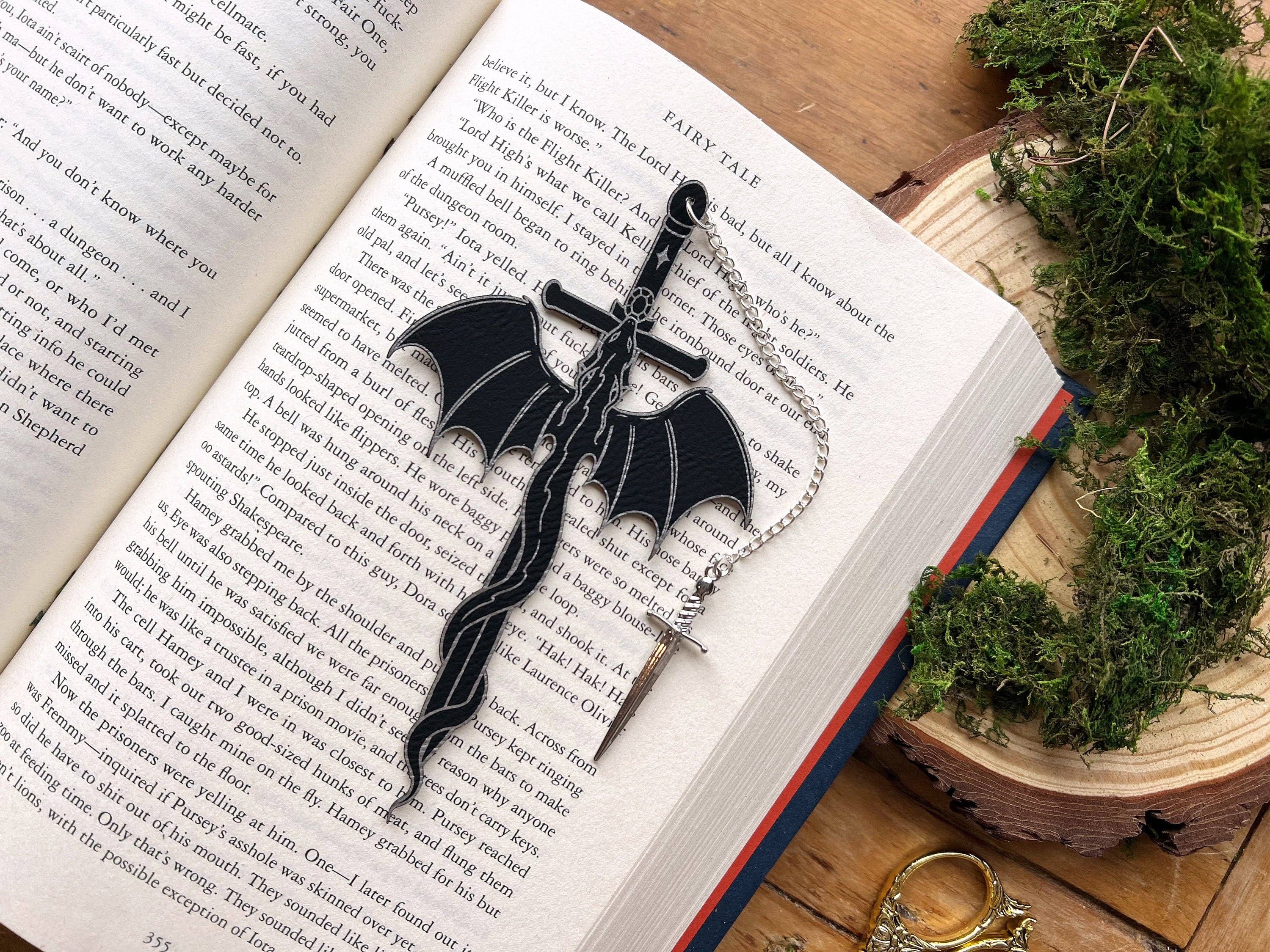 The Bookish Atelier - Dragon Sword Bookmark