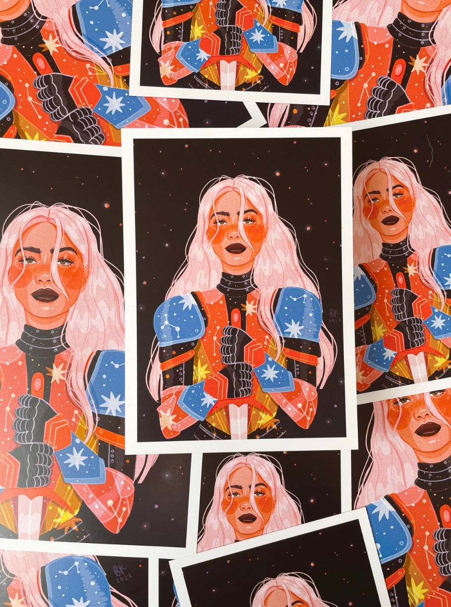 Joan of Art Print