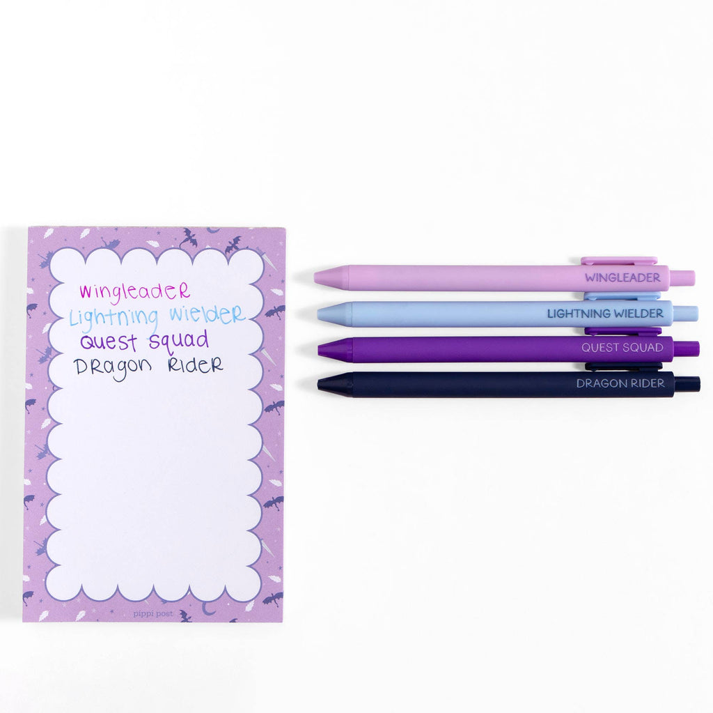 Romantasy Reader Quadrant Pen Set