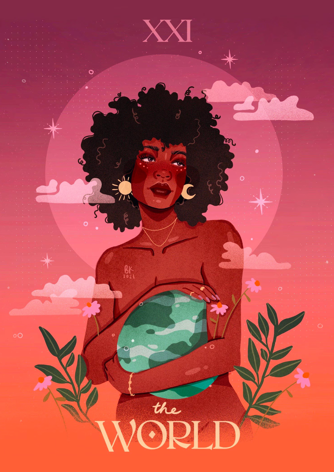The World Tarot Print