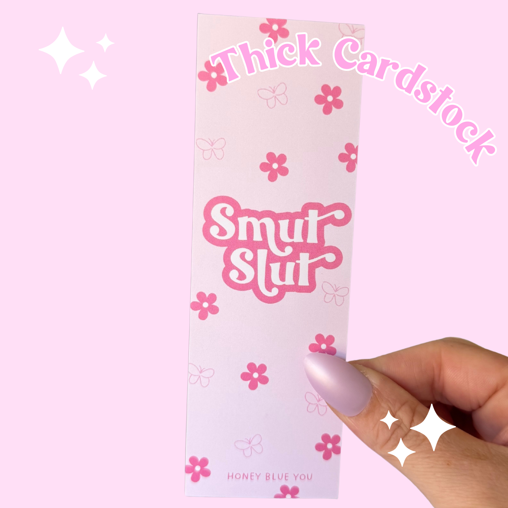 Smut Slut Cardstock Book Mark (Quirky, Funky, Kawaii,Y2K)
