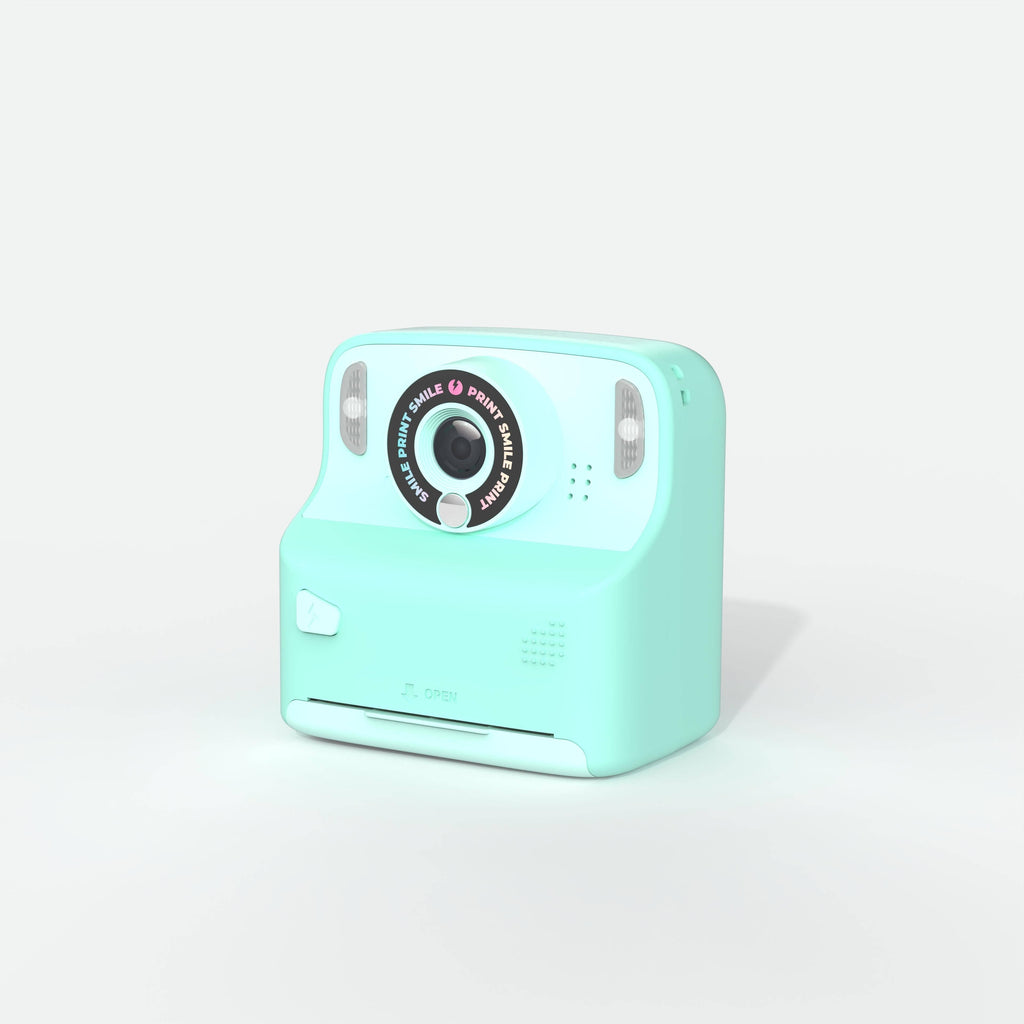 PixiPrint Turquoise – Camera for kids Click & Print