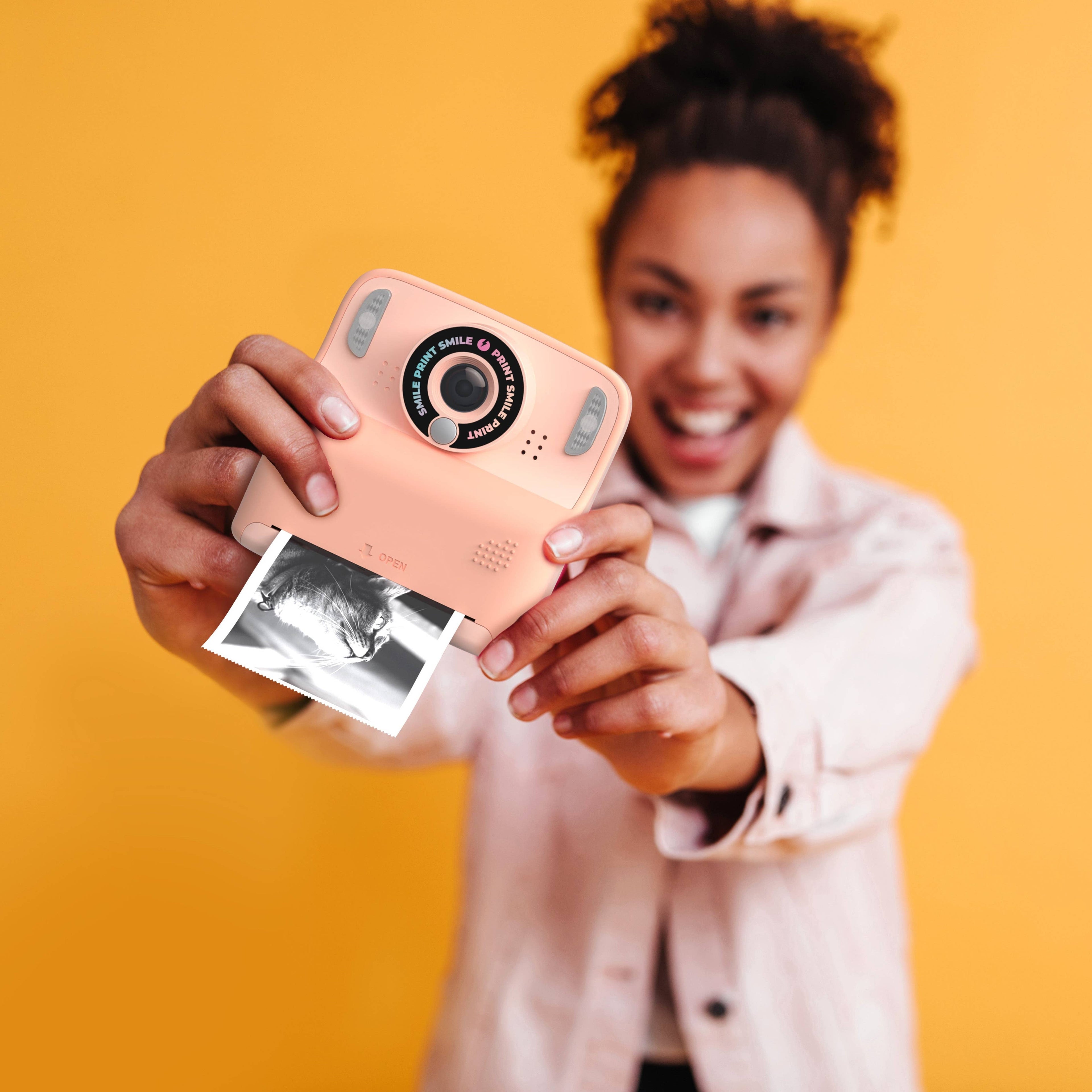 PixiPrint Pink – Camera for kids Click & Print