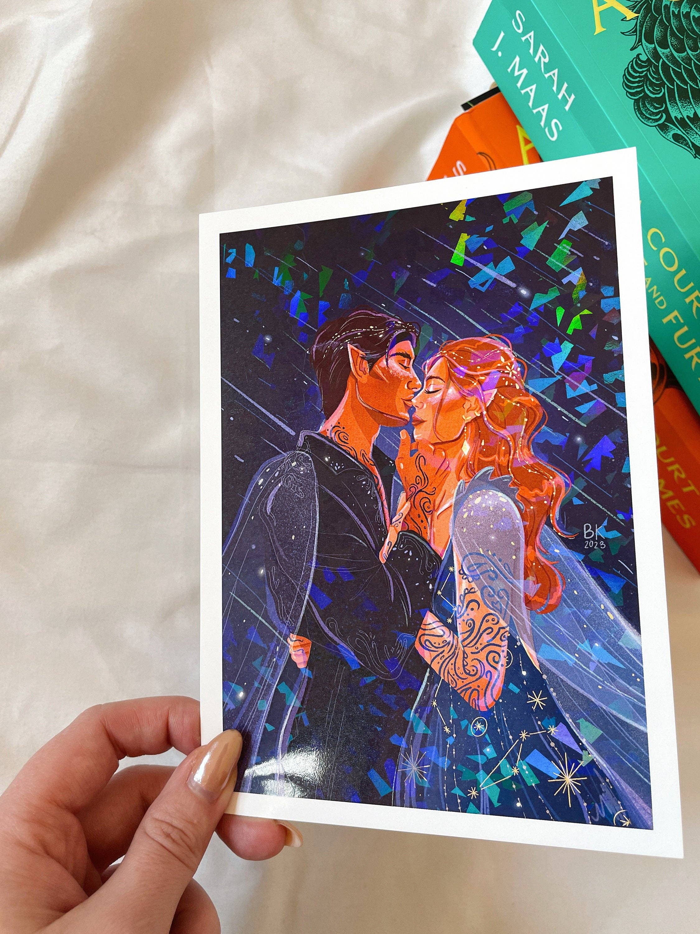 Feyre & Rhysand Holographic print