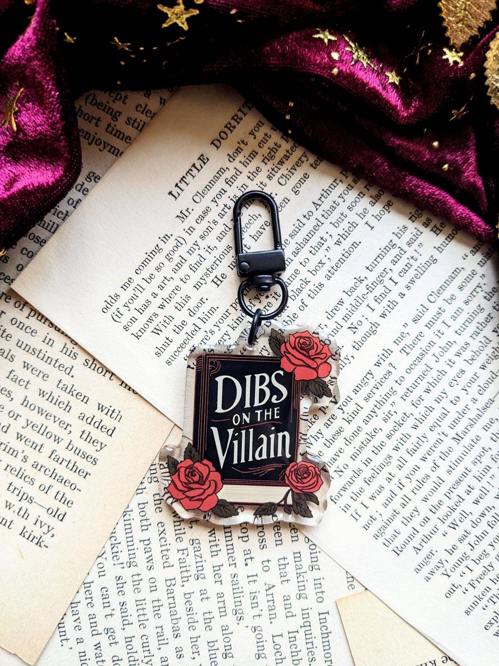 Joyella Design - Dibs on the Villain Acrylic Keyring