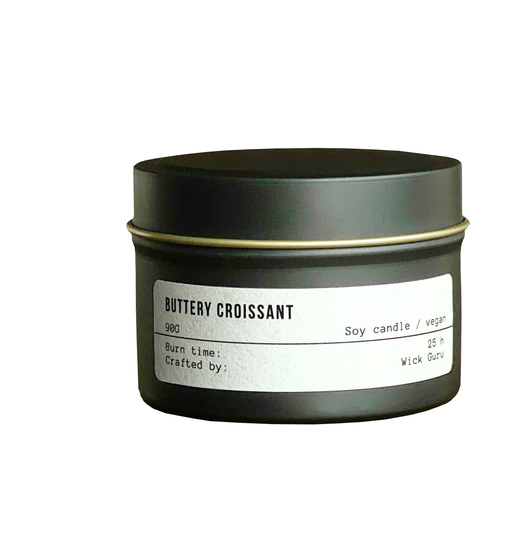 Croissant Scented Candle - Birthday Gift, Bakery-scent