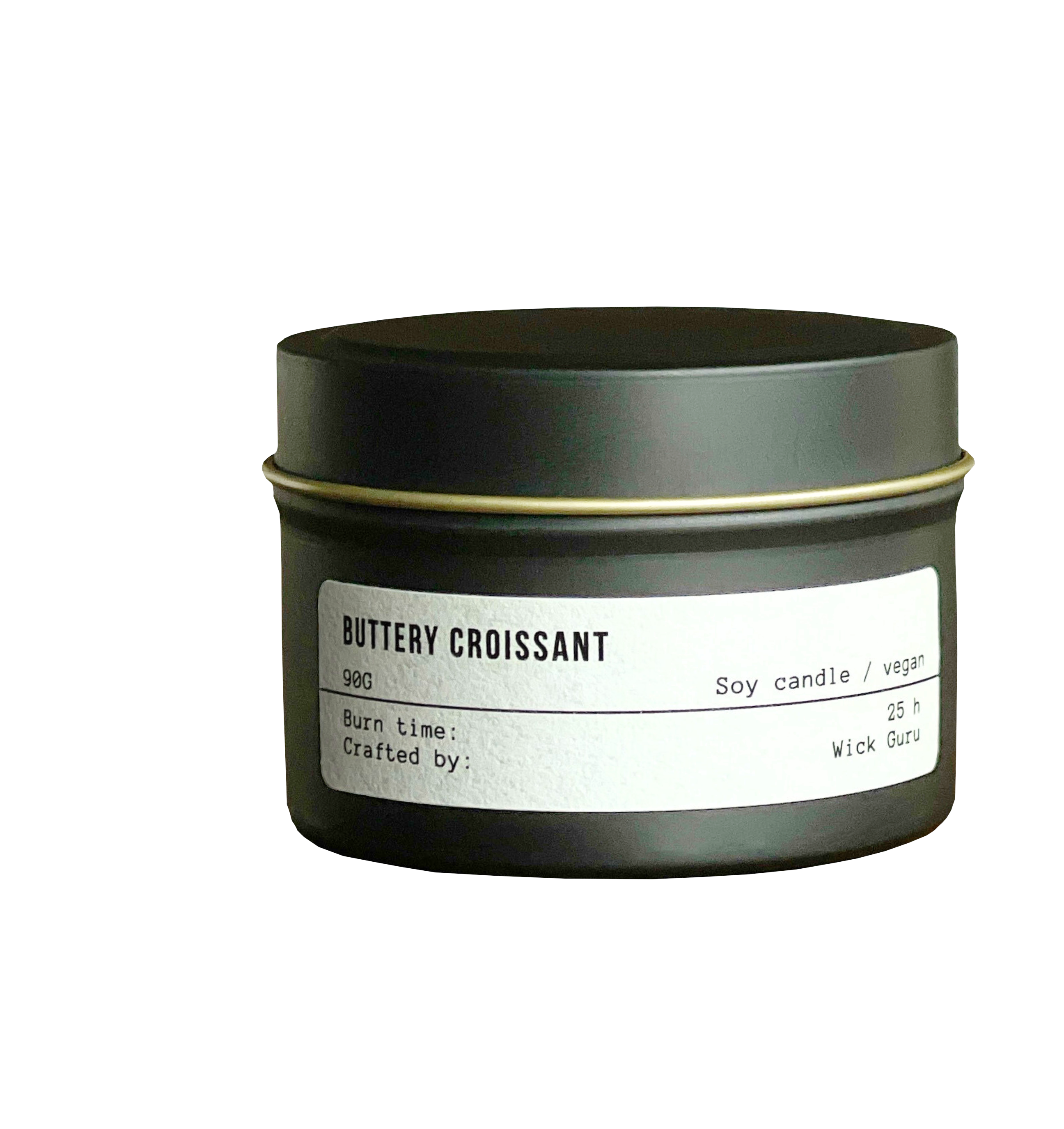 Croissant Scented Candle - Birthday Gift, Bakery-scent
