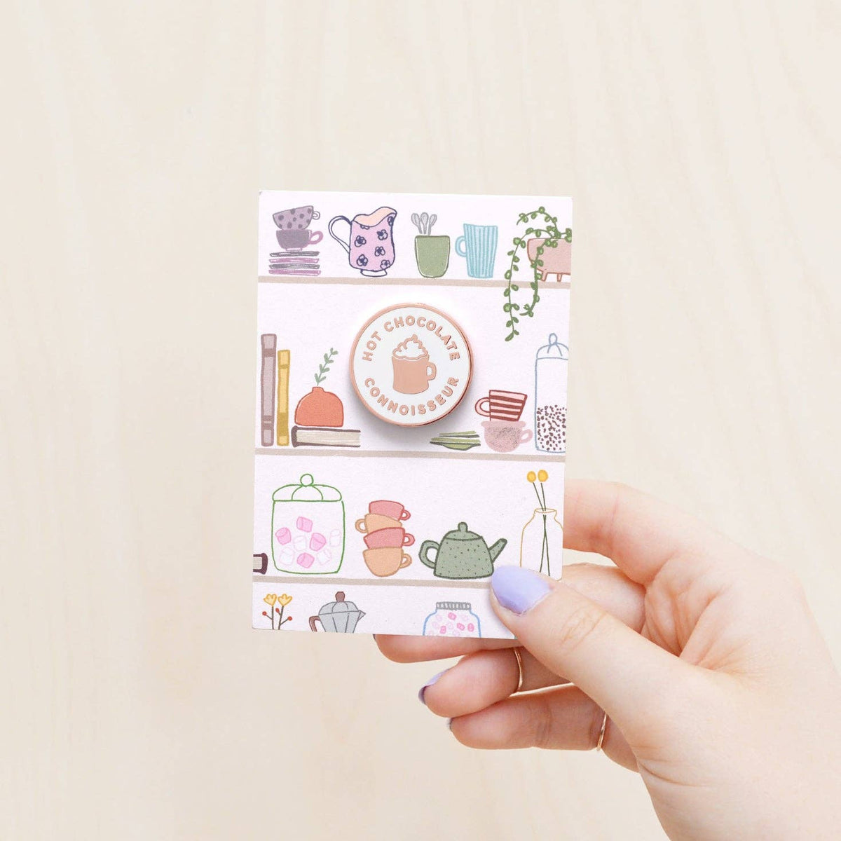 Hot Chocolate Connoisseur - Enamel Pin