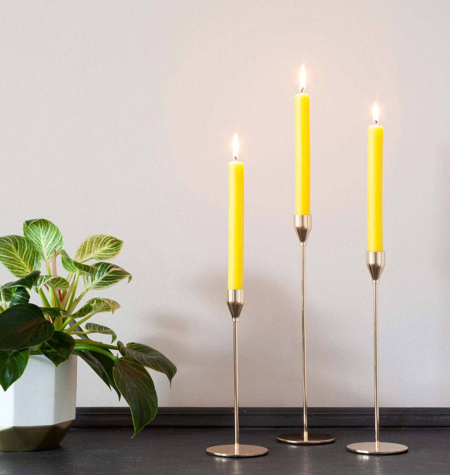 Shearer Candles - Yellow 8 inch Dinner Candles
