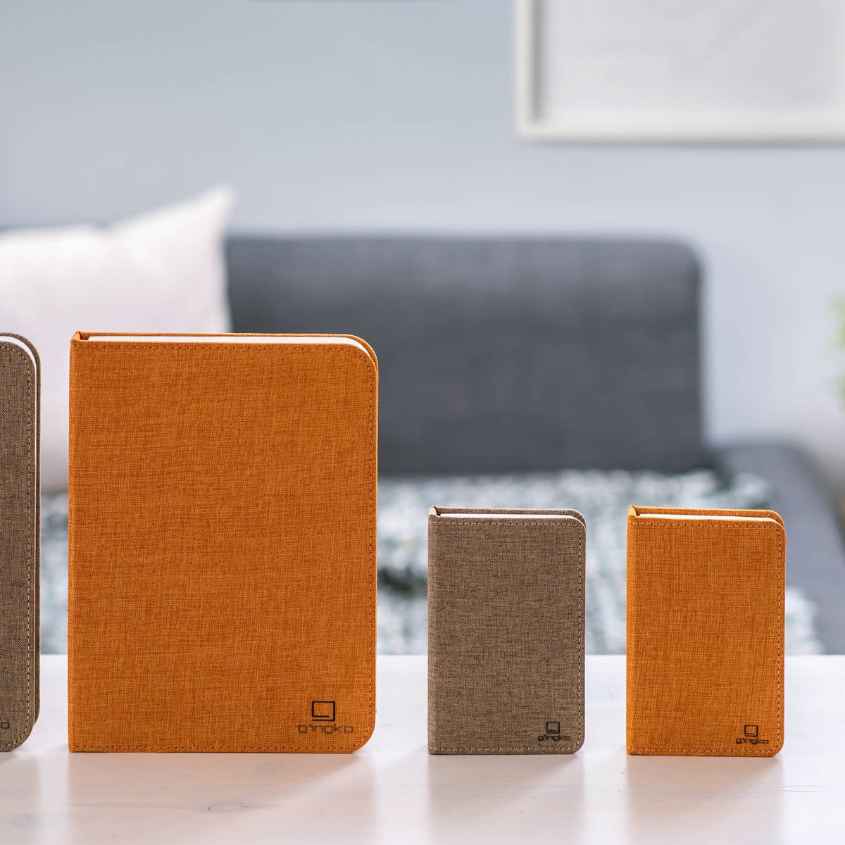 Gingko Linen Fabric Smart Book Light