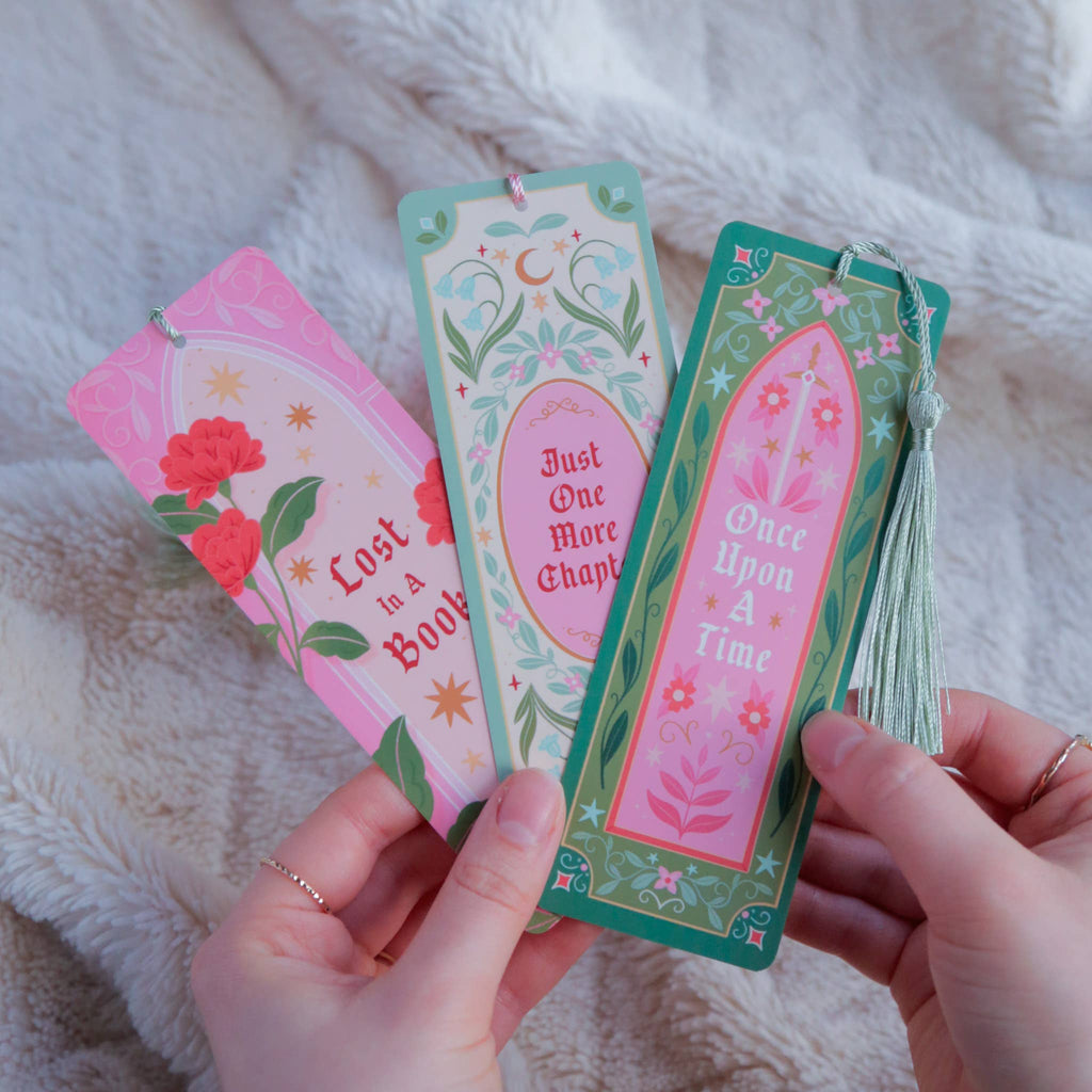 Lost In A Book Fantasy Bookmark with Tassel
