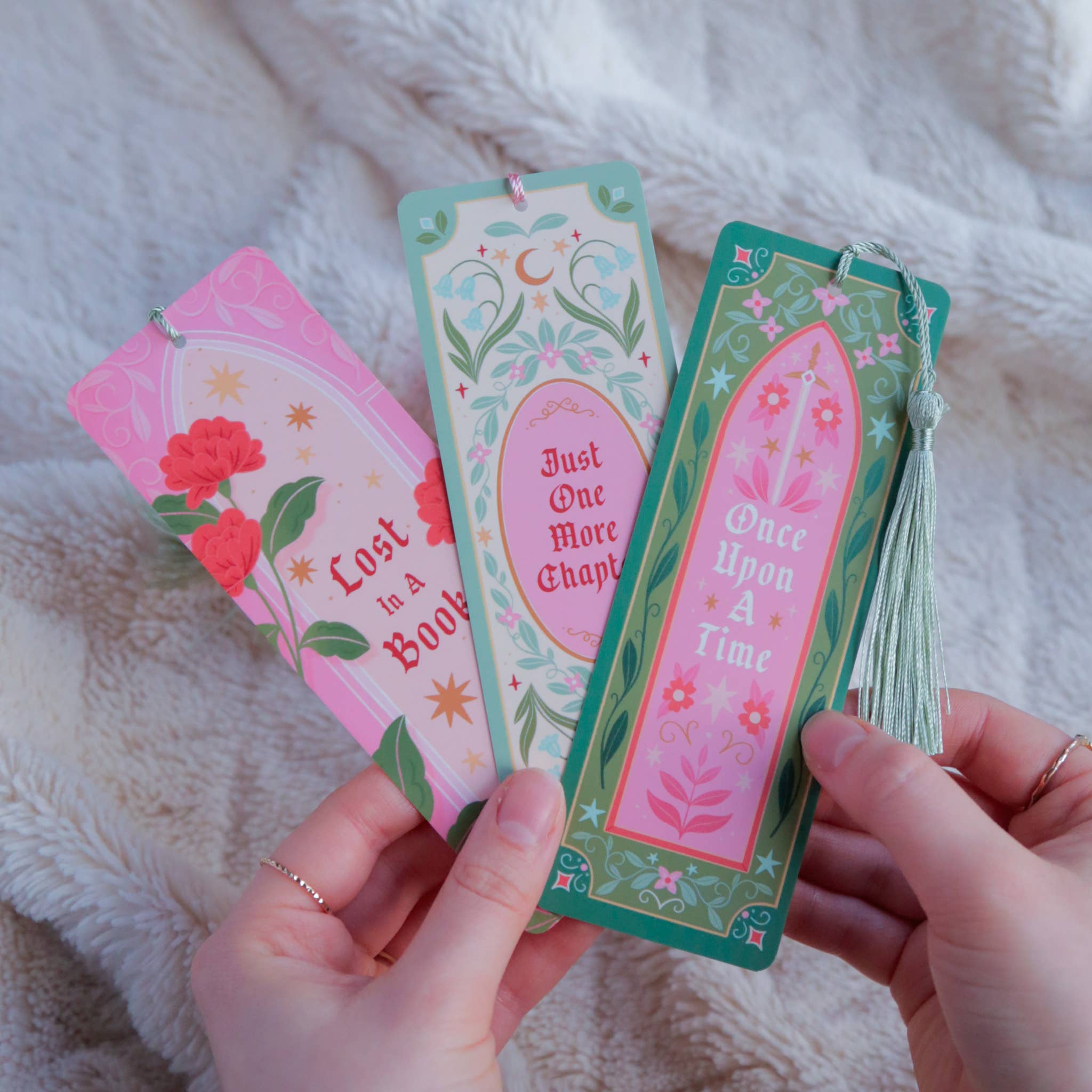 Lost In A Book Fantasy Bookmark with Tassel