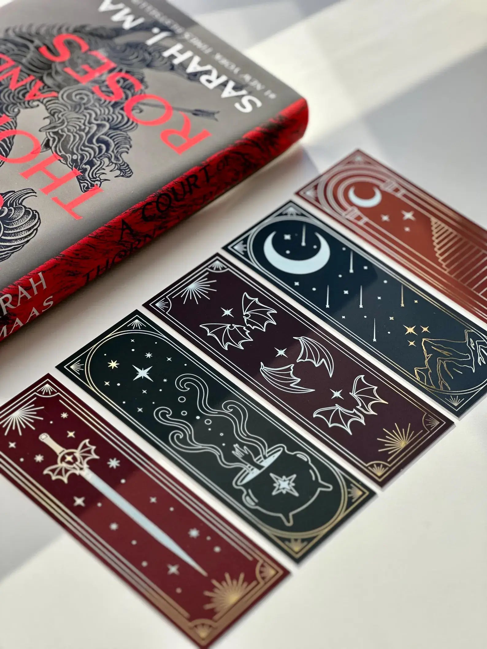 Gold Foiled A Court Of Mist and Fury ACOTAR Bookmark