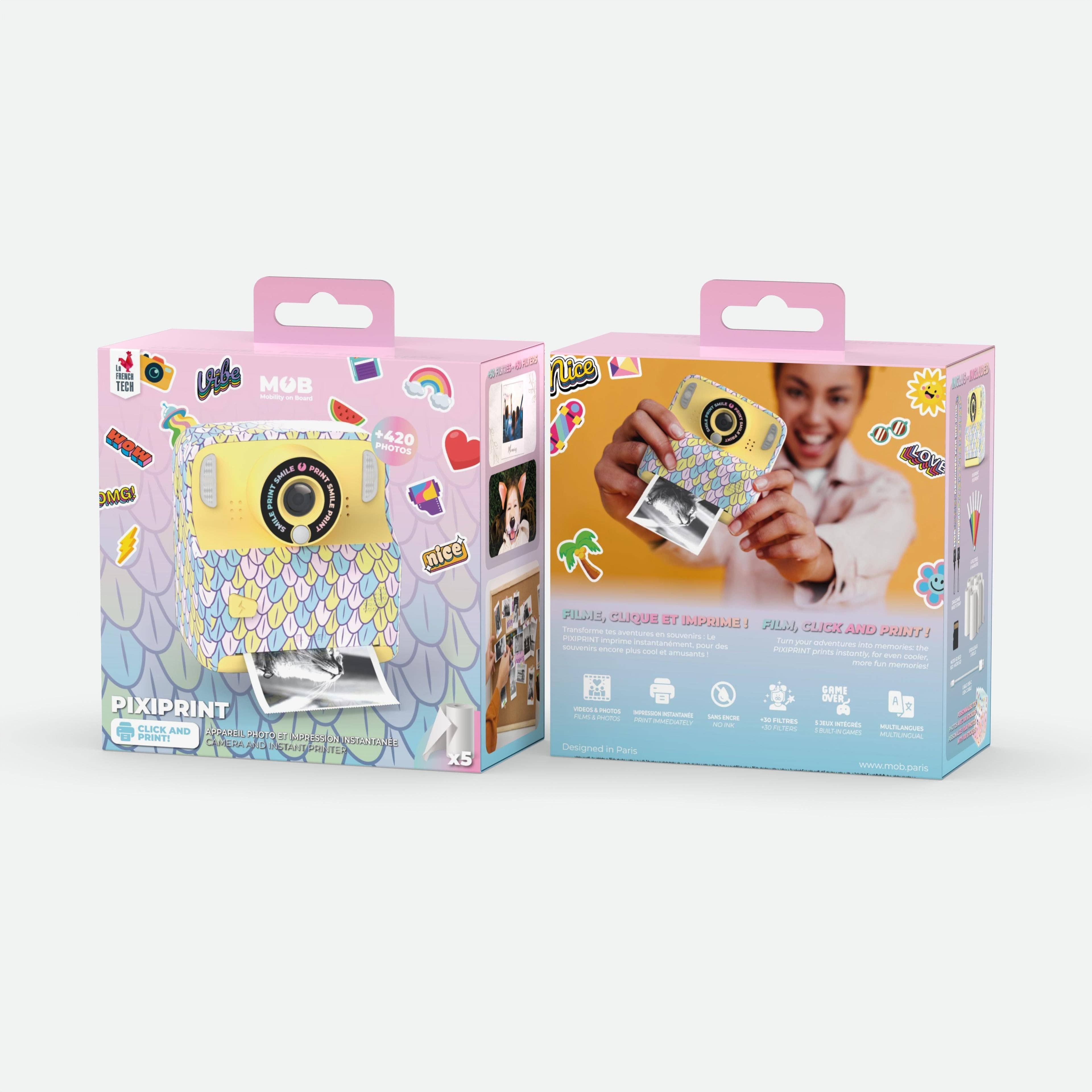 PixiPrint Mermaid – Camera for kids Click & Print