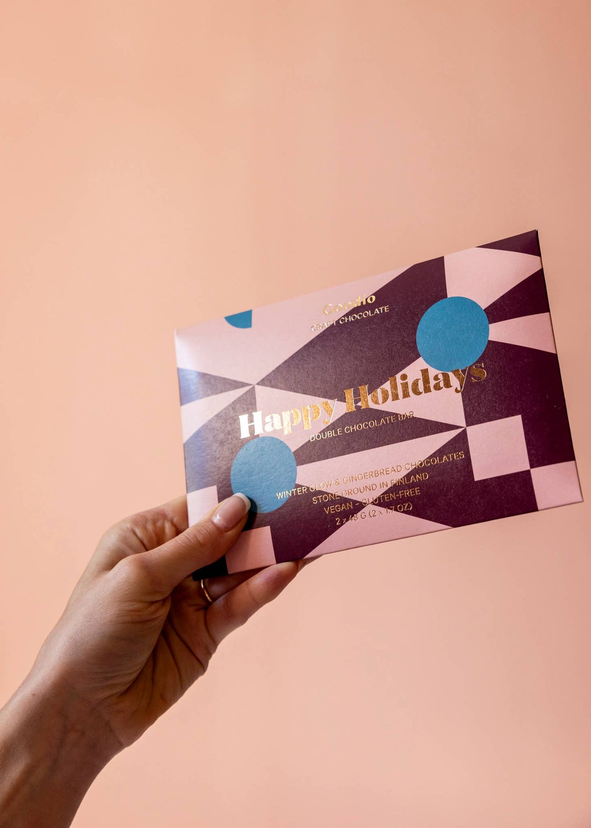Happy Holidays Double chocolate bar
