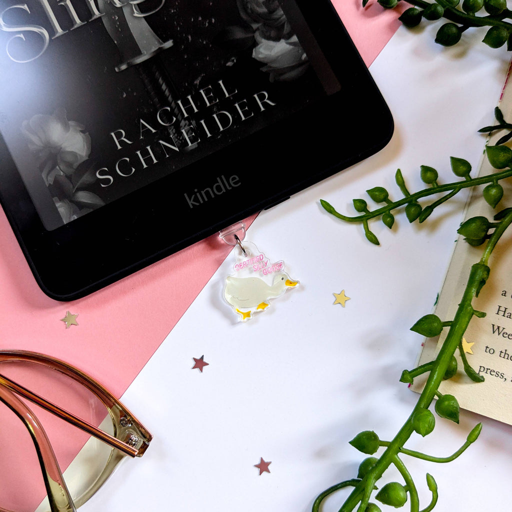 'Certified Silly Goose' Kindle Charm